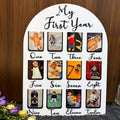 "My First Year" Acrylic Milestone Photo Frame