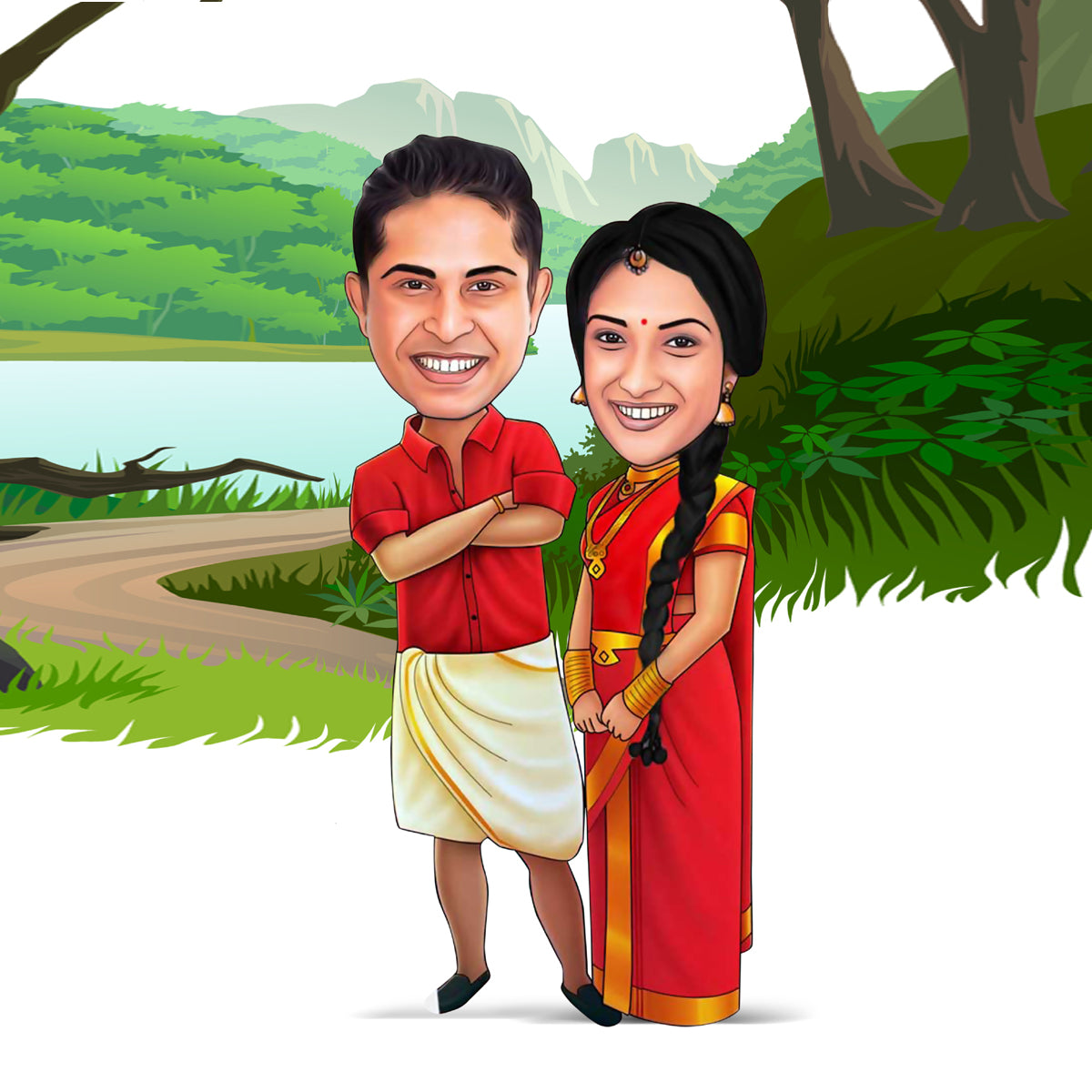 Couple Caricature 26