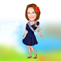 Girl Caricature 28