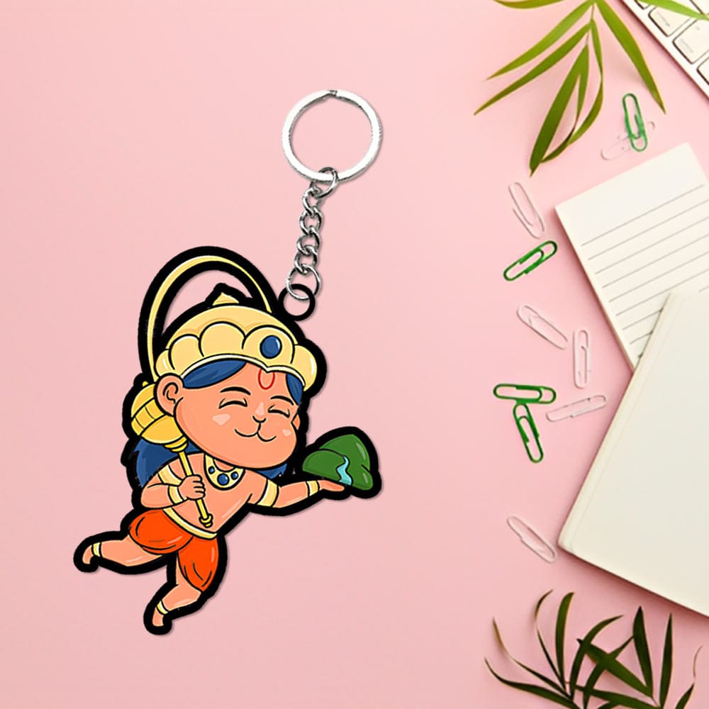 ✨ Cute Hanuman Ji Keychain – Power Meets Playfulness