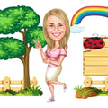 Girl Caricature 31