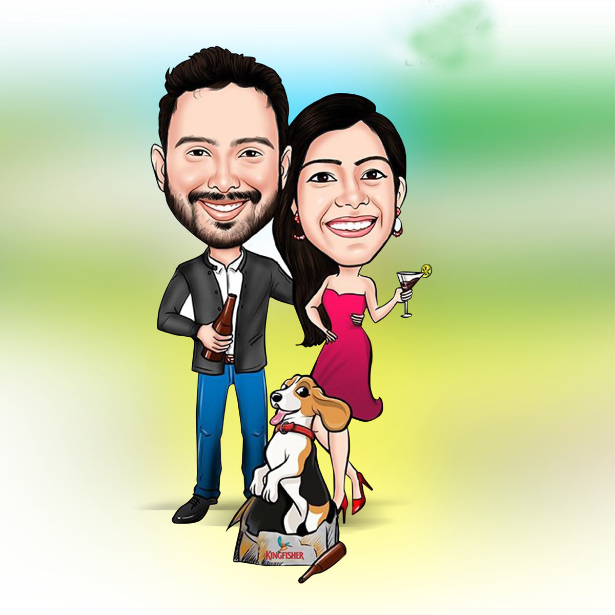 Couple Caricature 32