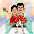 Couple Caricature 33