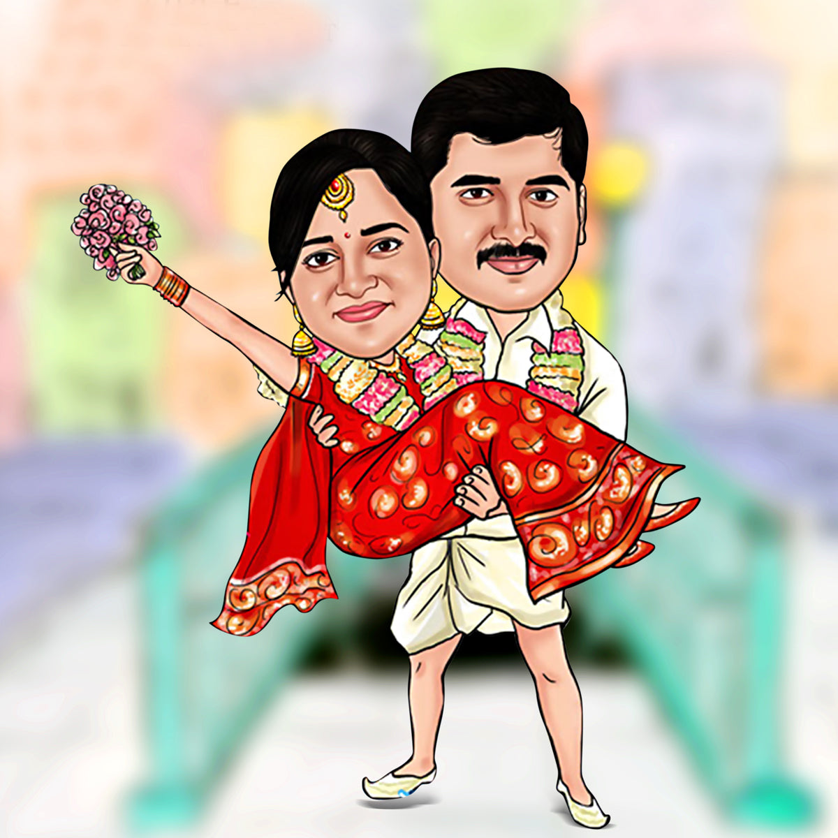Couple Caricature 33