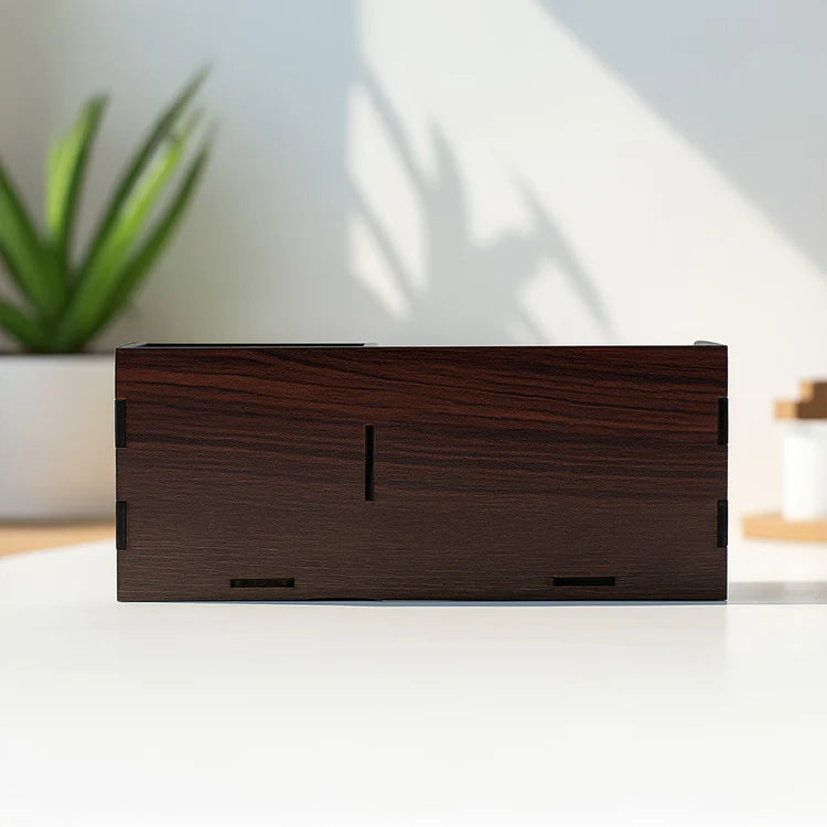 Personalized Wooden Office Desk Organizer