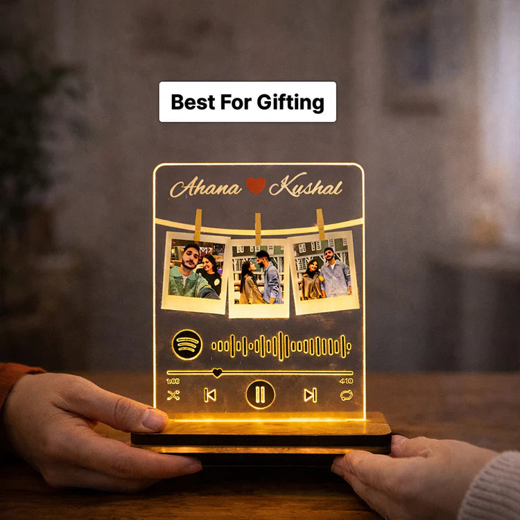 Personalized Spotify Photo Plaque LED Lamp
