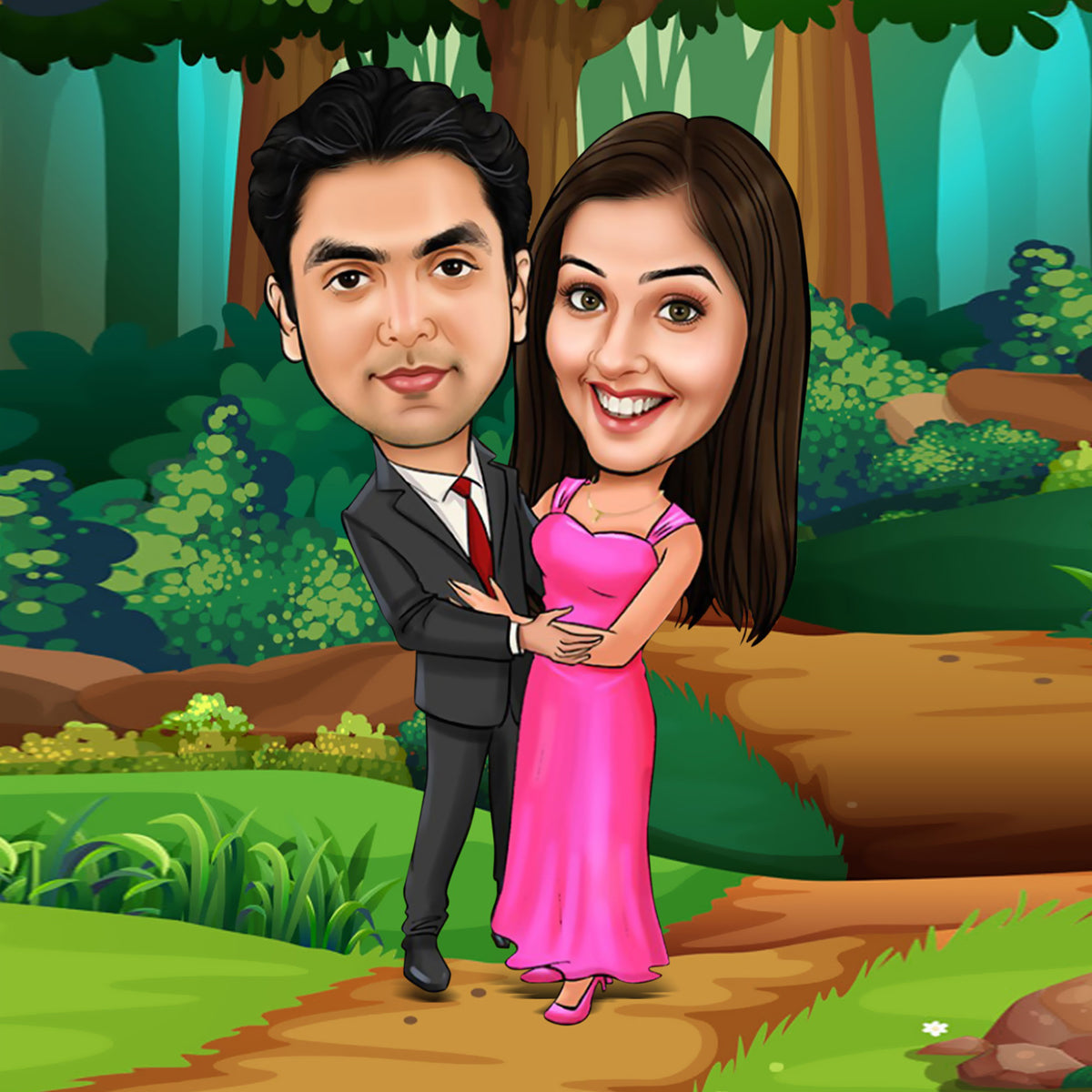 Couple Caricature 40