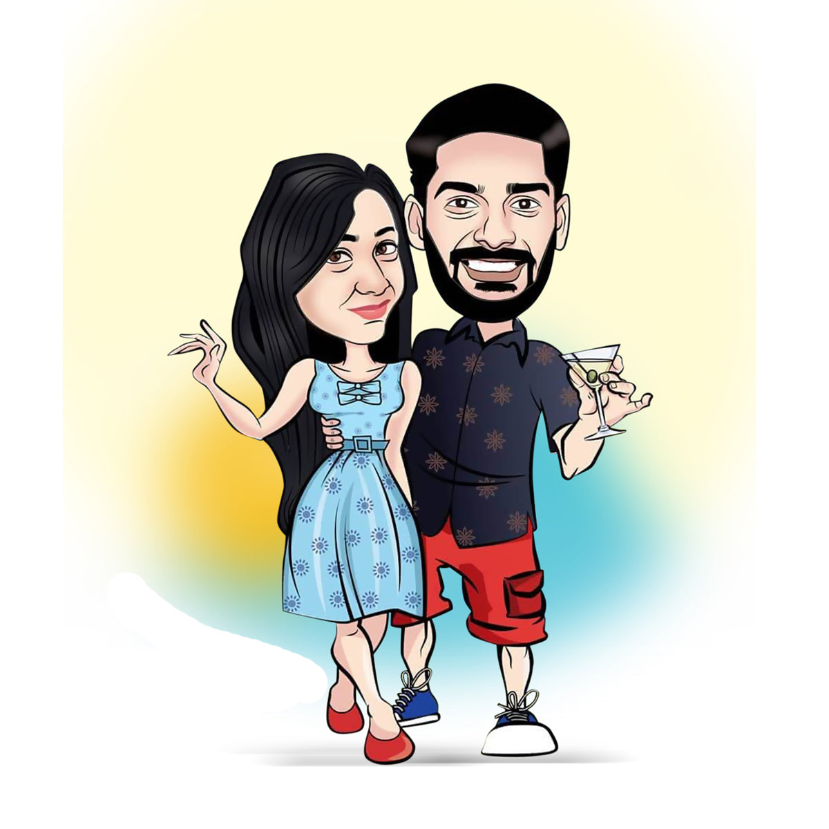 Couple Caricature 42