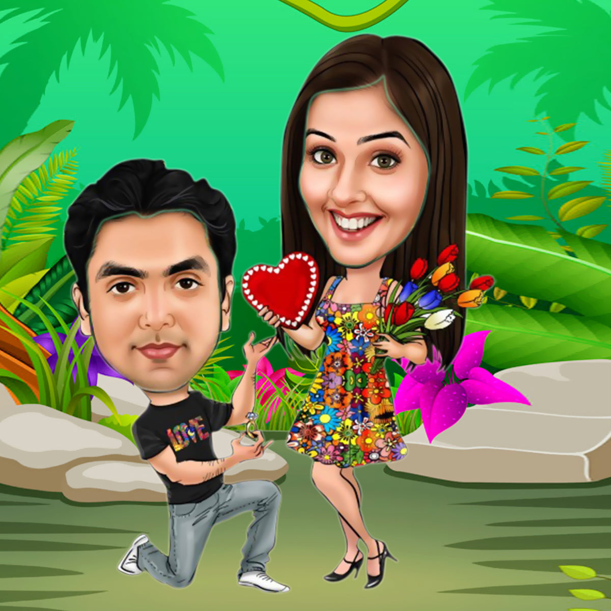 Couple Caricature 44