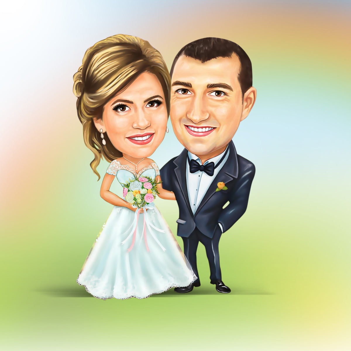 Couple Caricature 46