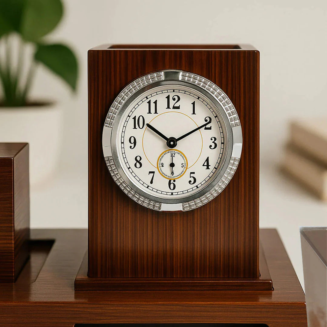 Executive Wooden Desktop Organizer Set