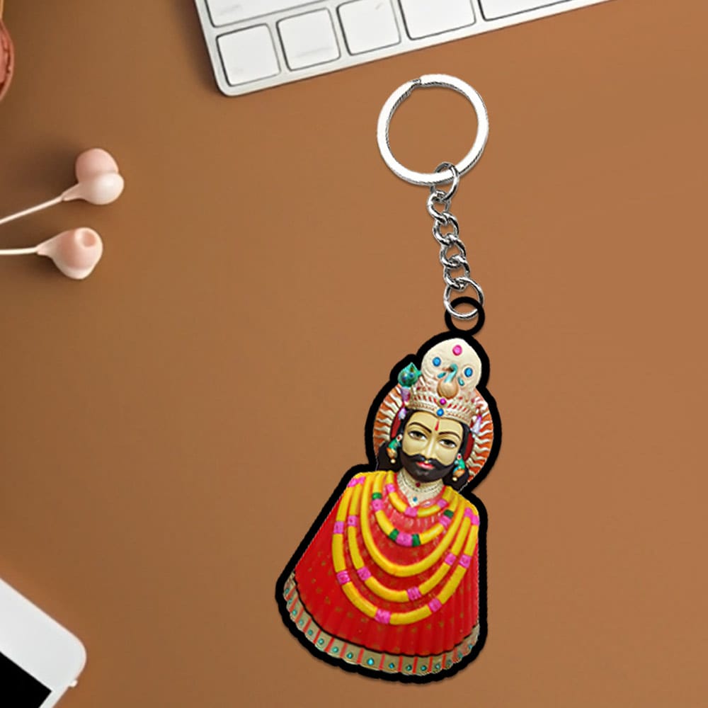 ✨ Shyam Shakti Devotional Keychain — Carry Faith Wherever You Go