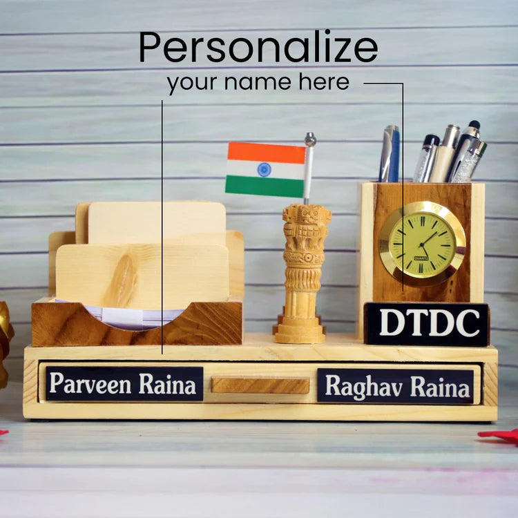 Personalized Executive Desk Organizer
