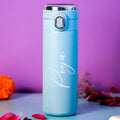Customised Blue Smart Temprature Water Bottle