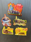✨ Ram Mandir Divine Sticker Set — Faith on Every Surface