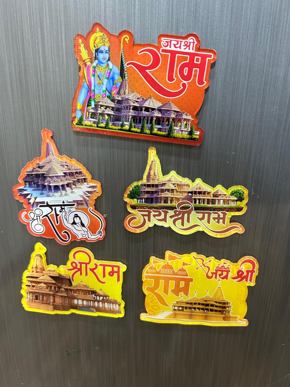 ✨ Ram Mandir Divine Sticker Set — Faith on Every Surface