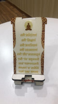 ✨ Jain Shanti Mantra Grace Phone Stand — Calmness, Clarity & Spiritual Balance