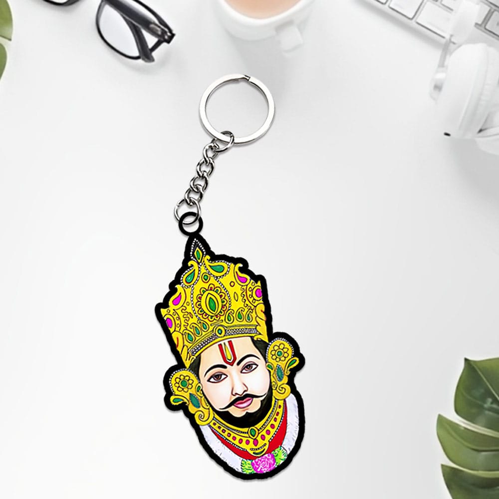 🔑 Shyam Baba Premium Keychain