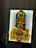 ✨ Backlit Divine Temple Frame – Premium LED Darshan Experience