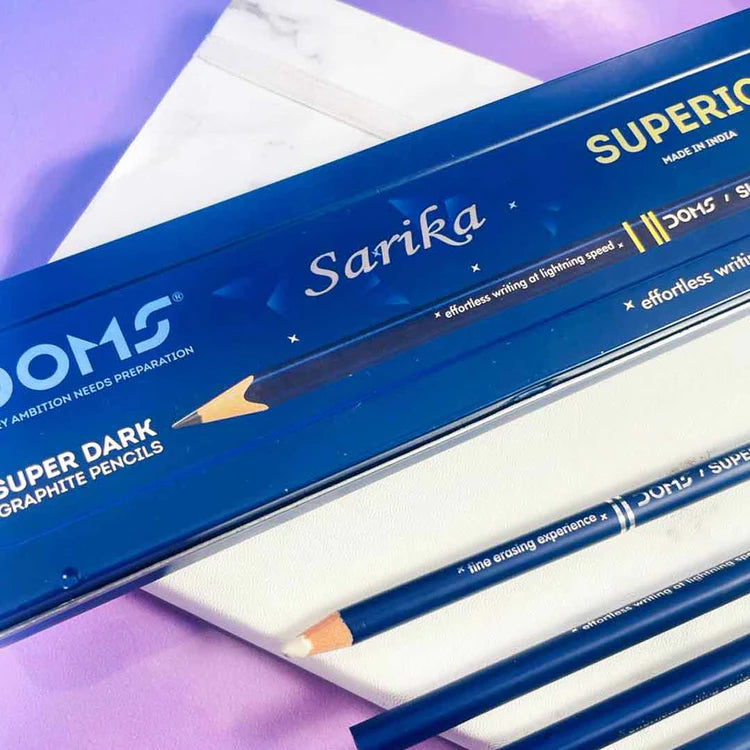 DOMS Superio Personalized Graphite Tin Set