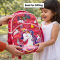 Enchanted Floral Unicorn Personalized School Backpack