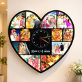 The Eternal Glow LED Heart Photo Clock