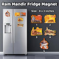 🧲 Ram Mandir Fridge Magnets – Faith on Your Fridge