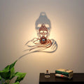 ✨ Minimalist Buddha Wall Light – Peace in Every Glow