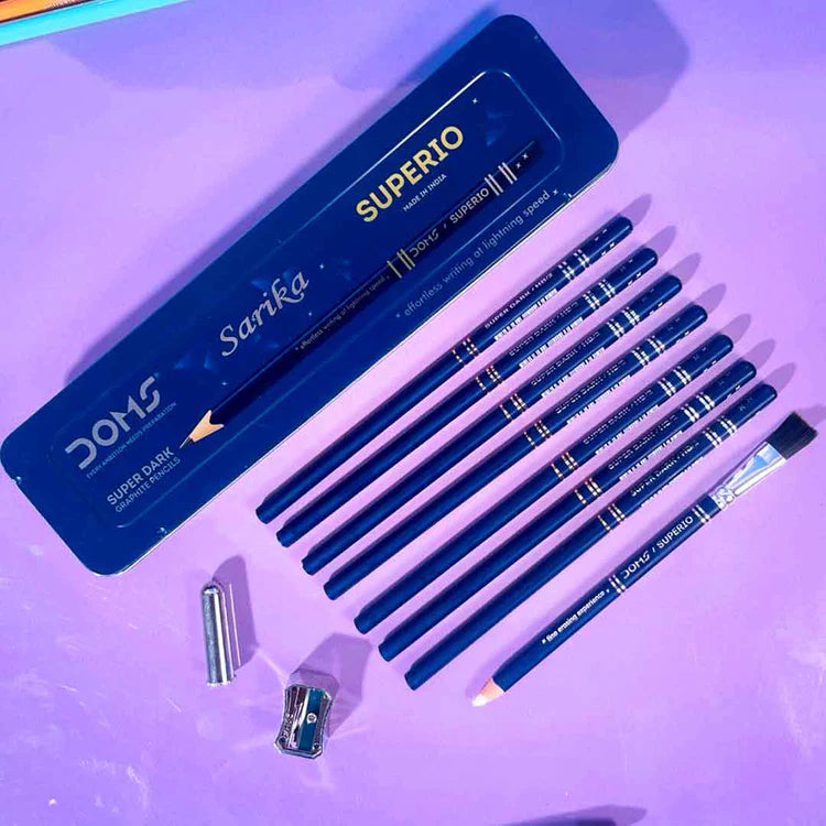 DOMS Superio Personalized Graphite Tin Set