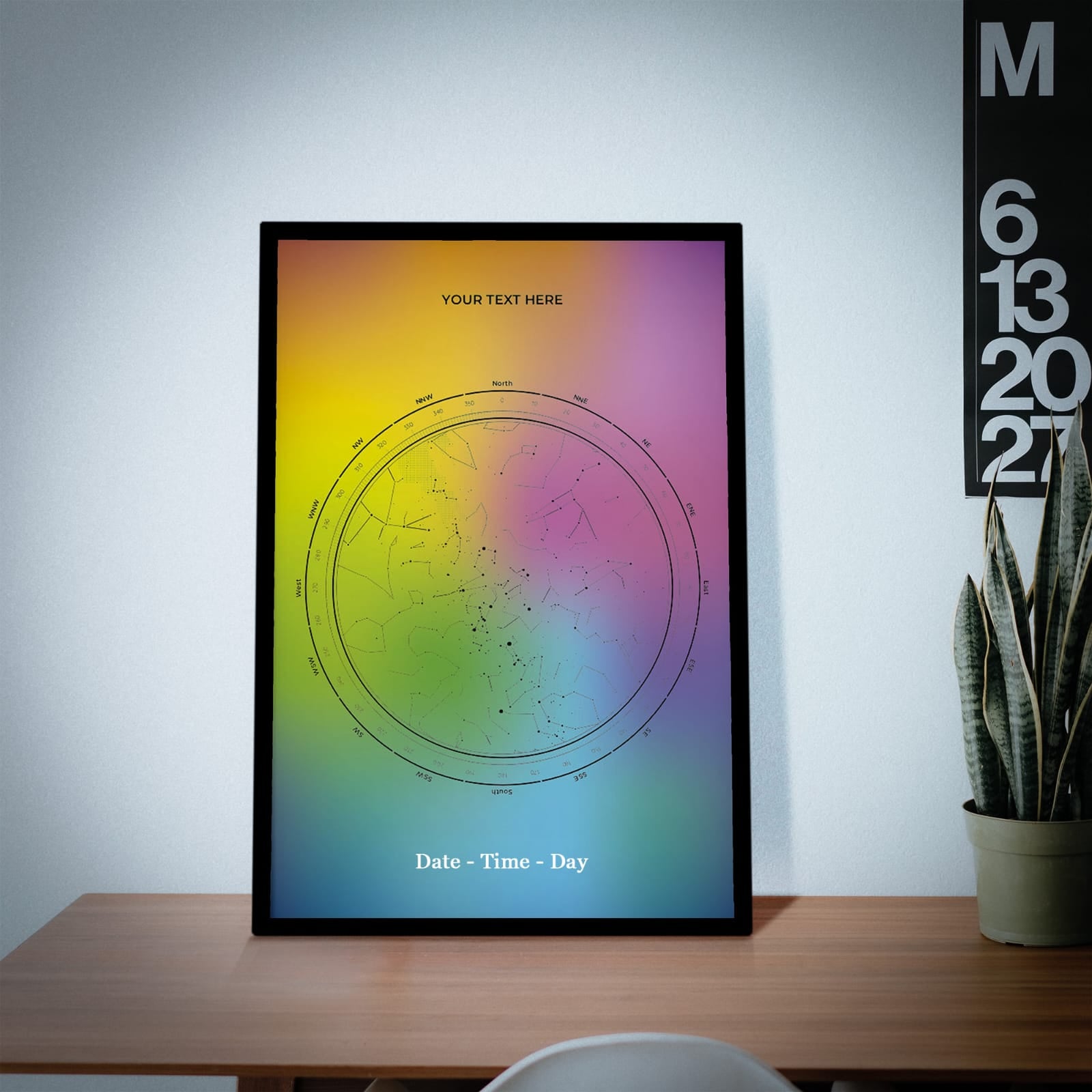 ✨ Customised Gradient Star Map — A Modern Twist to Your Special Moment