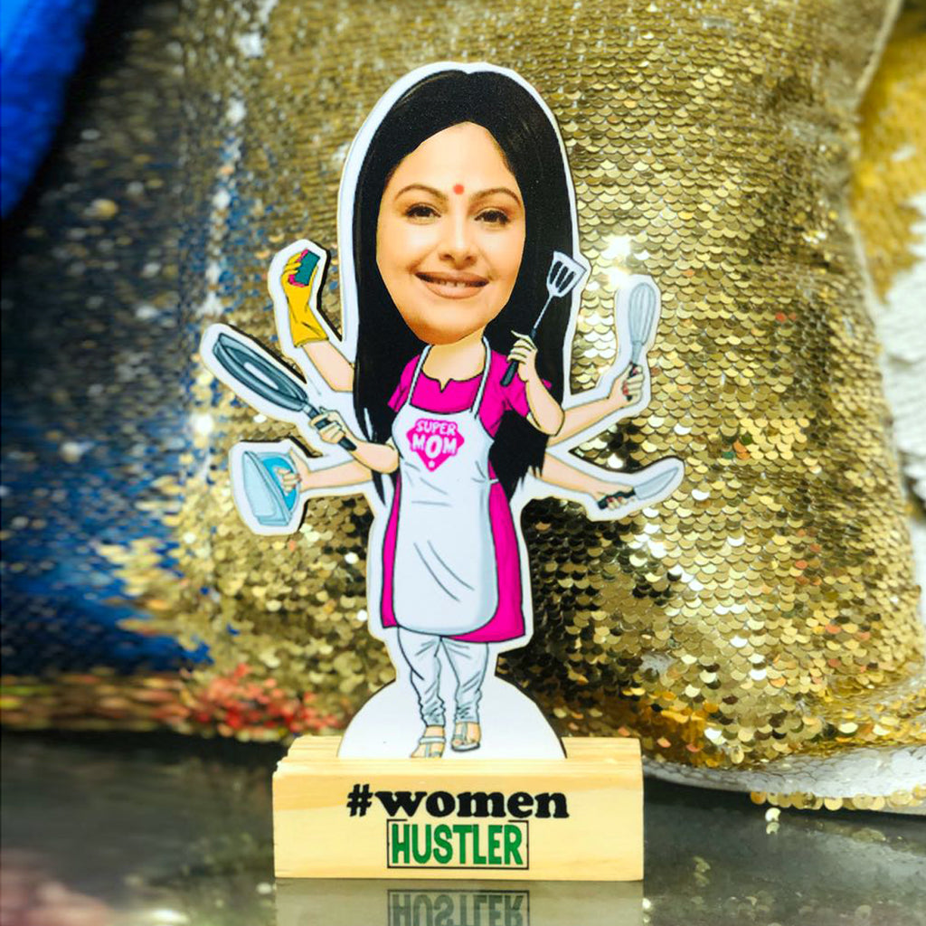Customised Women's Day Carricature  #womenhustler