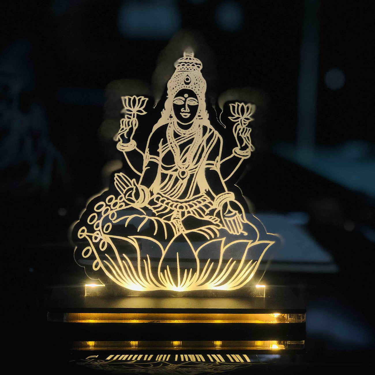 Spiritual Glow 3D Acrylic Table LED Lamps
