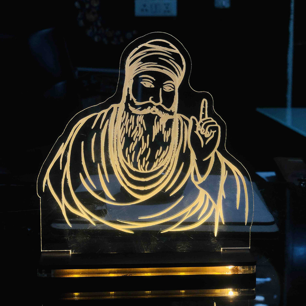 Spiritual Glow 3D Acrylic Table LED Lamps
