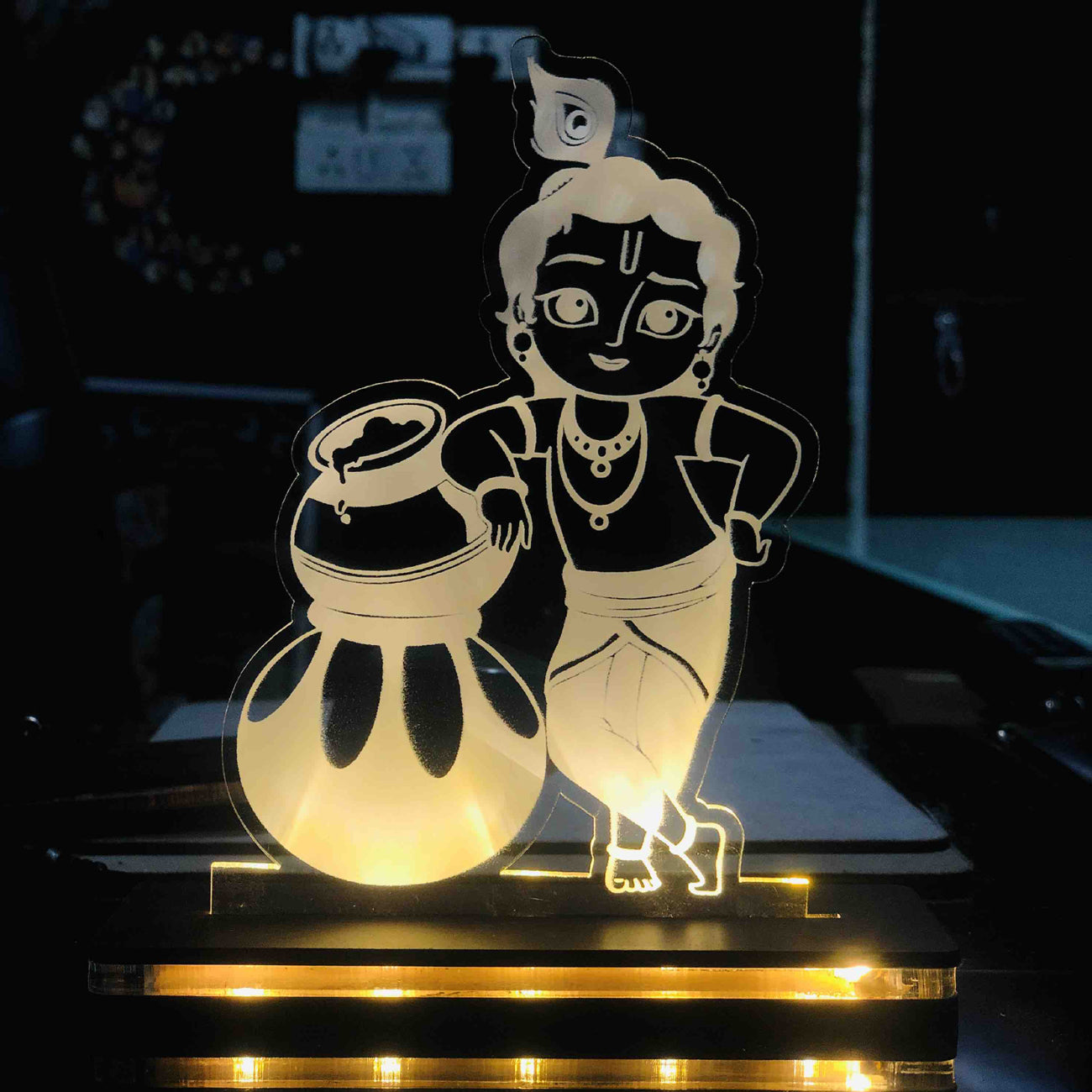 Spiritual Glow 3D Acrylic Table LED Lamps