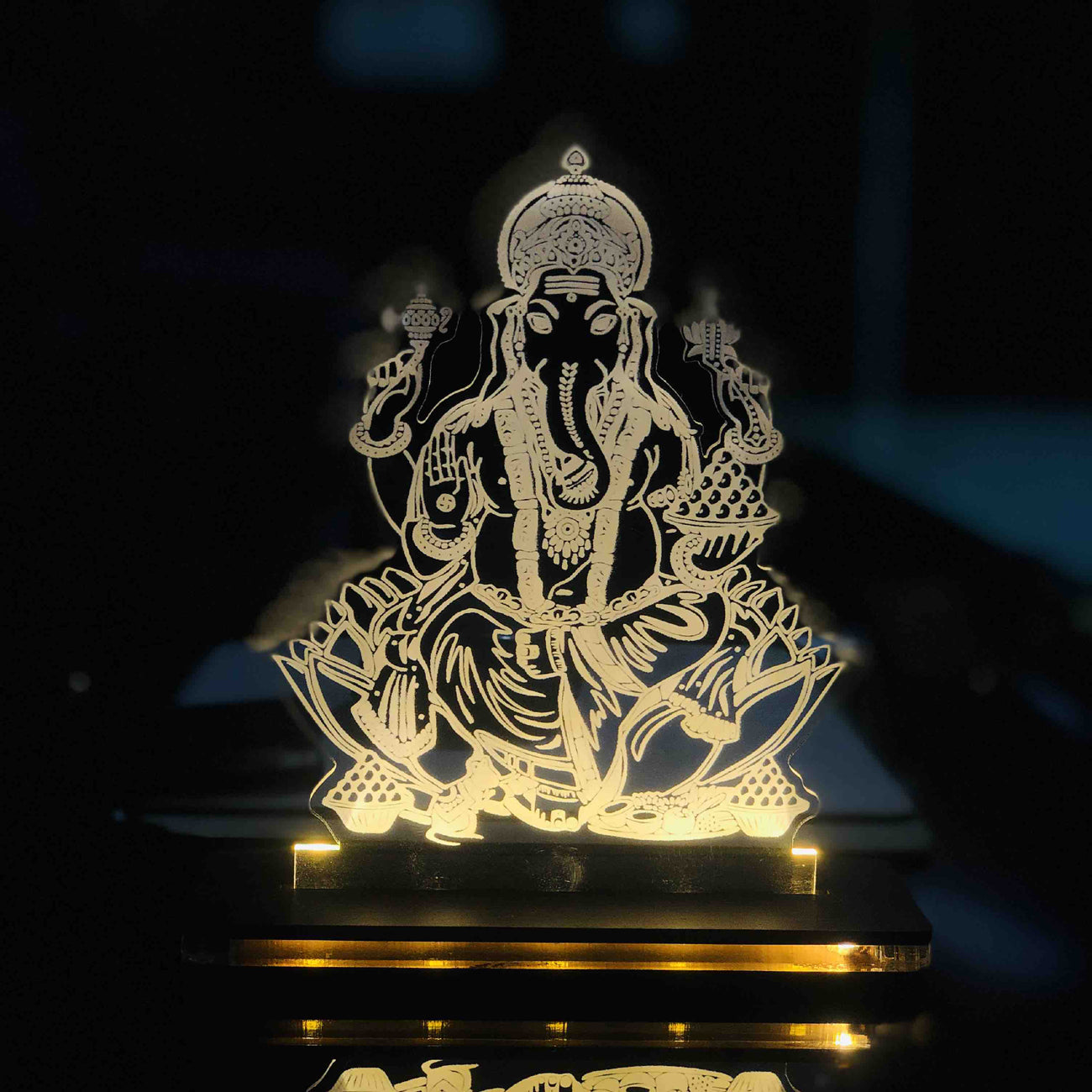 Spiritual Glow 3D Acrylic Table LED Lamps
