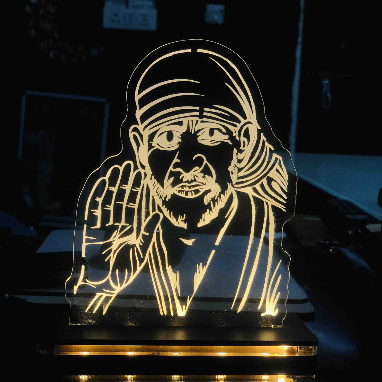 Spiritual Glow 3D Acrylic Table LED Lamps