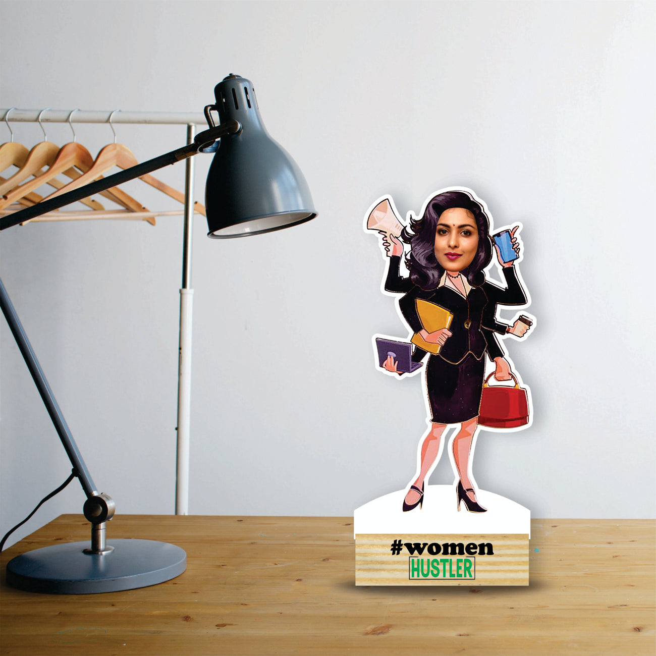 Customised Women's Day Carricature  #womenhustler