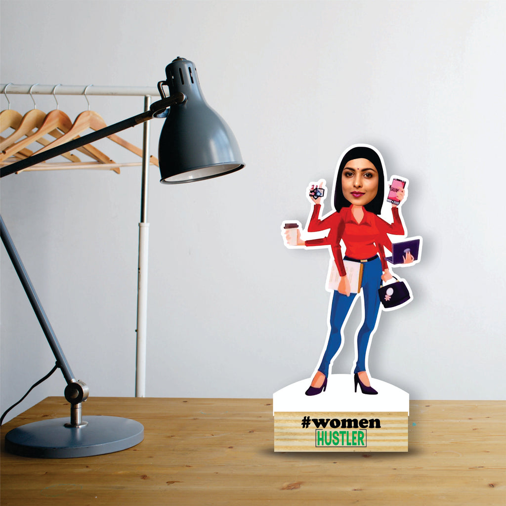Customised Women's Day Carricature  #womenhustler