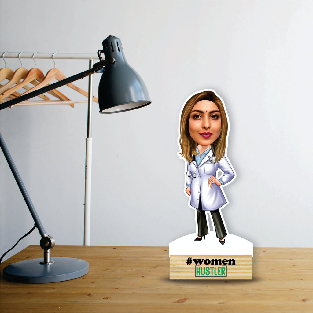 Customised Women's Day Carricature  #womenhustler