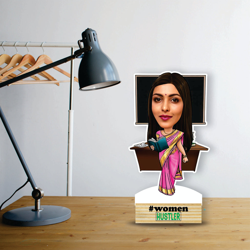 Customised Women's Day Carricature  #womenhustler