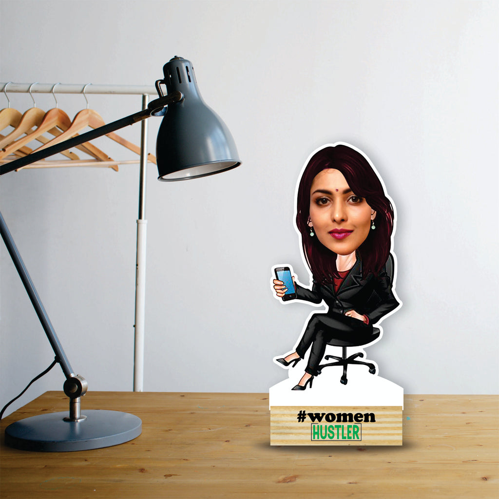 Customised Women's Day Carricature  #womenhustler