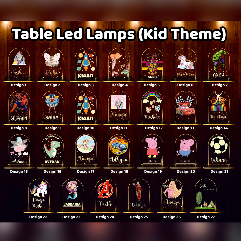 Customized Kid-Theme LED Table LED Lamp