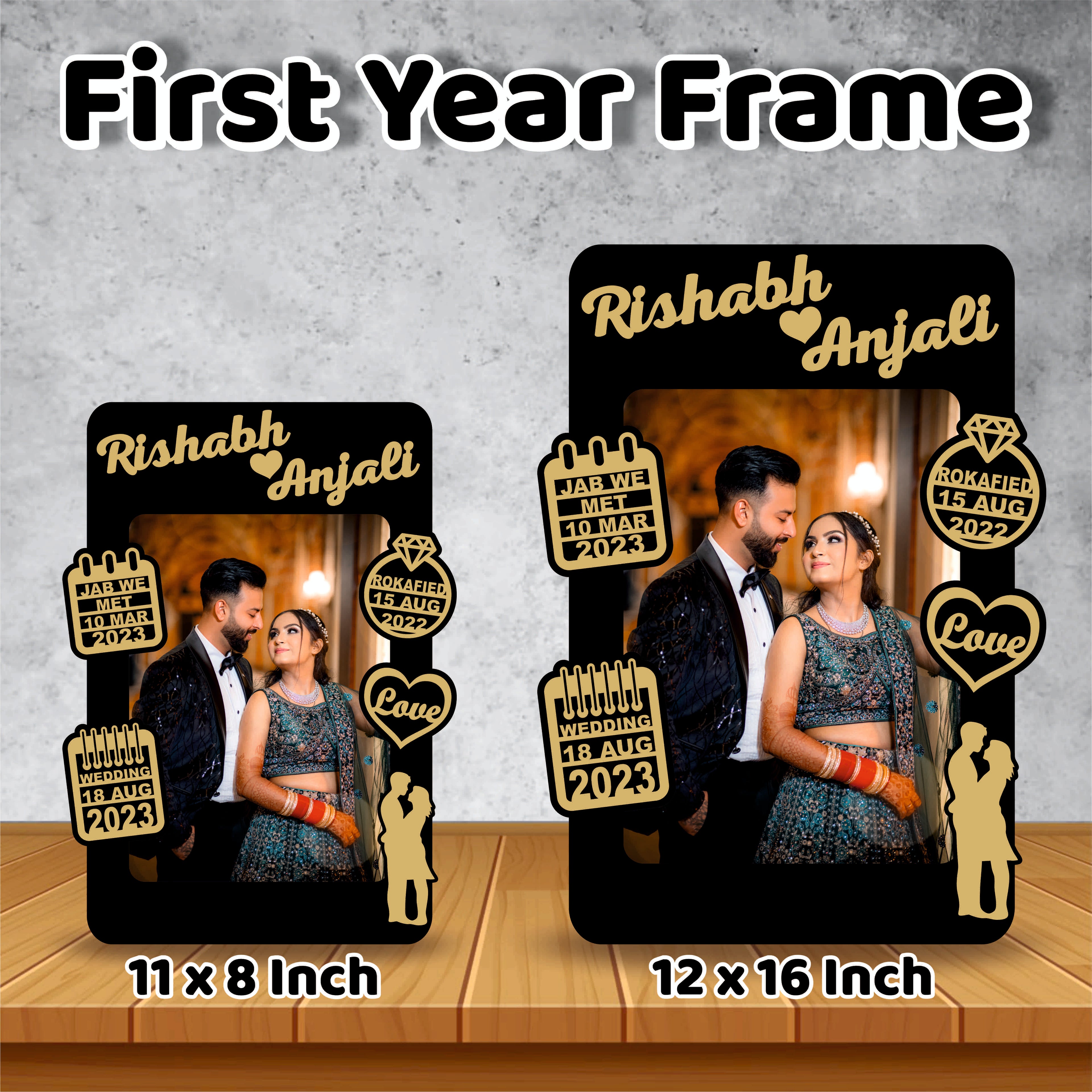 First Year Milestone Frame