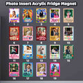 Themed Photo Insert Acrylic Fridge Magnets