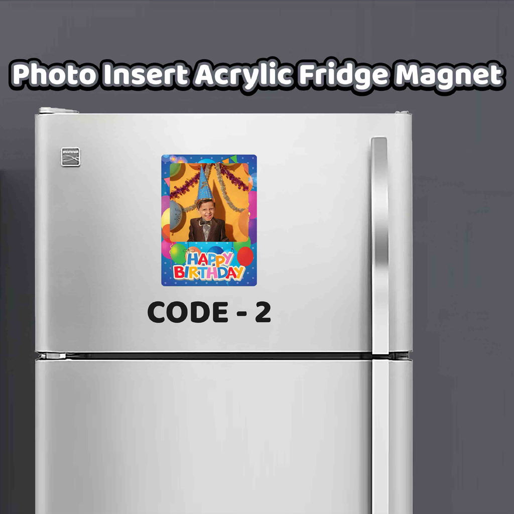 Themed Photo Insert Acrylic Fridge Magnets