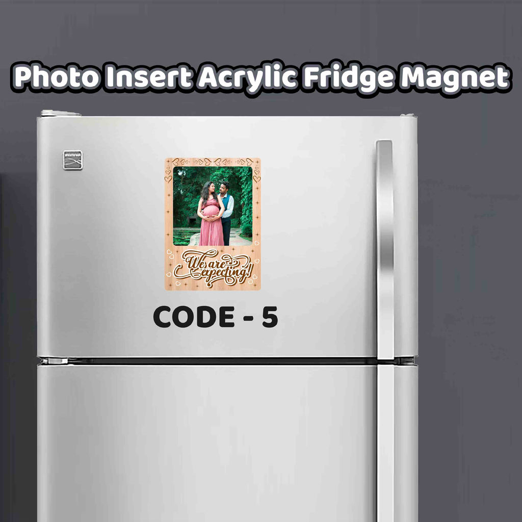 Themed Photo Insert Acrylic Fridge Magnets