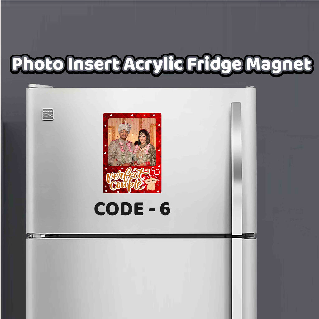 Themed Photo Insert Acrylic Fridge Magnets