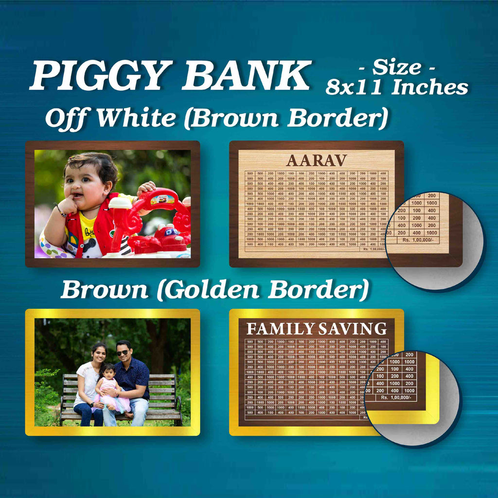 Personalized Photo Piggy Bank