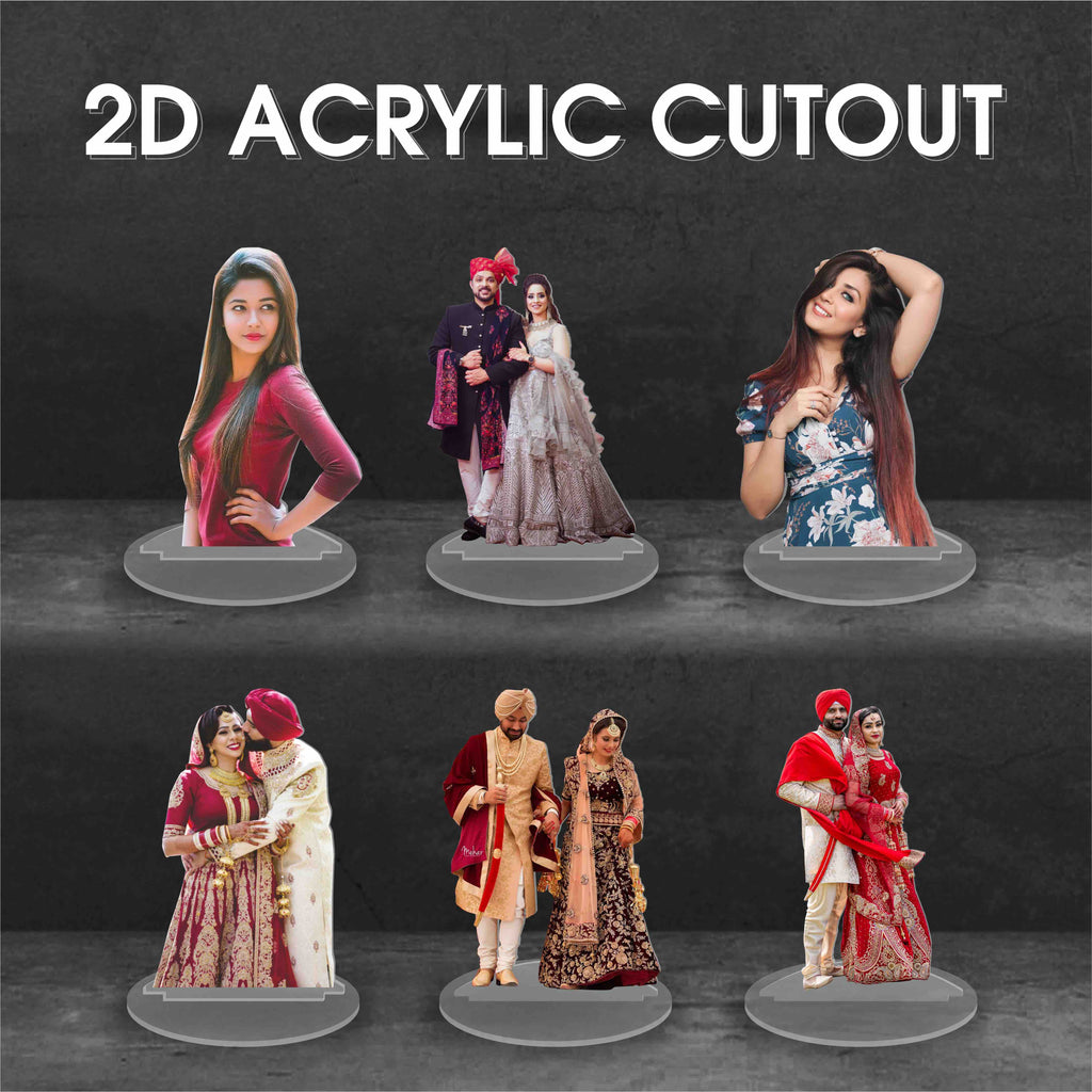 2D Acrylic Custom Photo Cutout