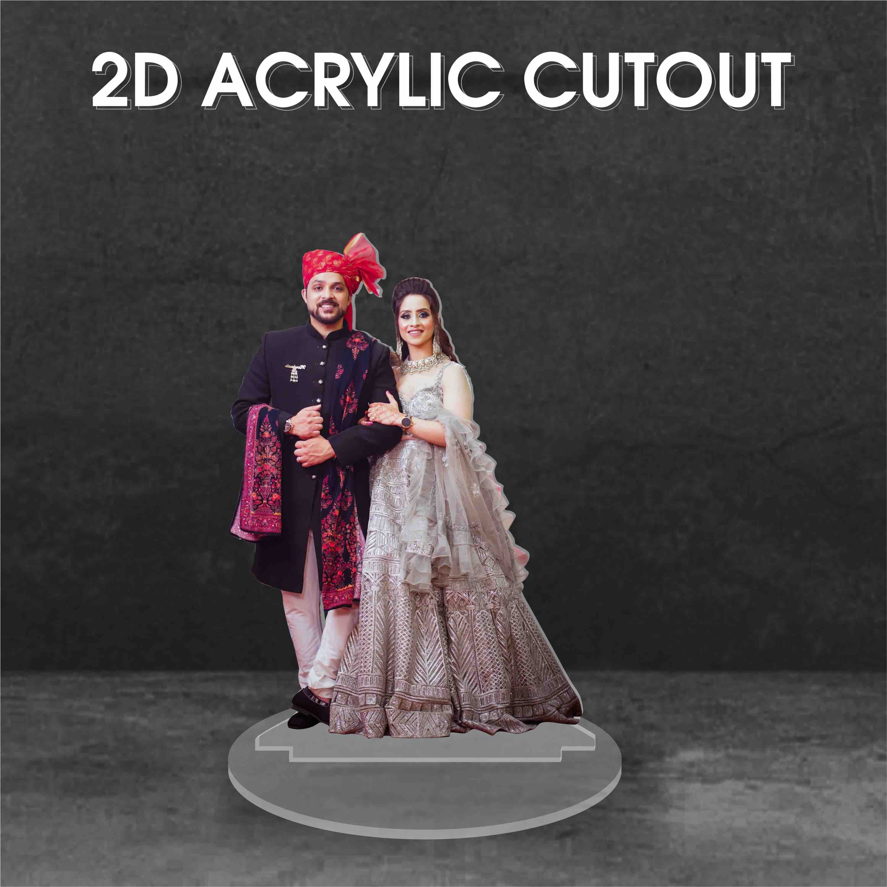 2D Acrylic Custom Photo Cutout